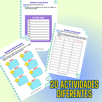 Cuadernillo "Adiós Procrastinación" - 20 Actividades